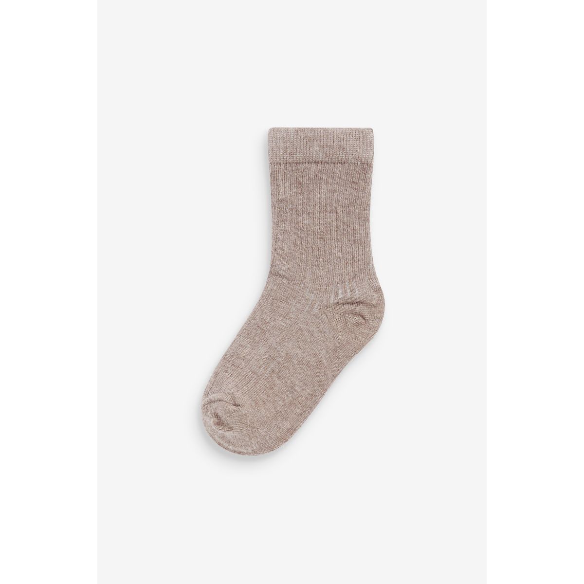 Chaussettes côtelées, lot de 7 paires marron/vert, NEXT