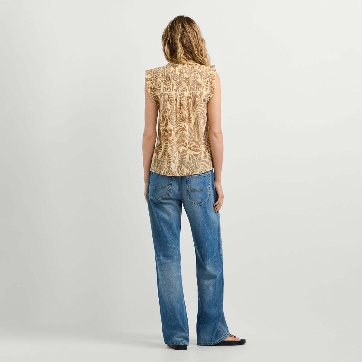Blouse À Imprimé Floral brun brun, PEPE JEANS