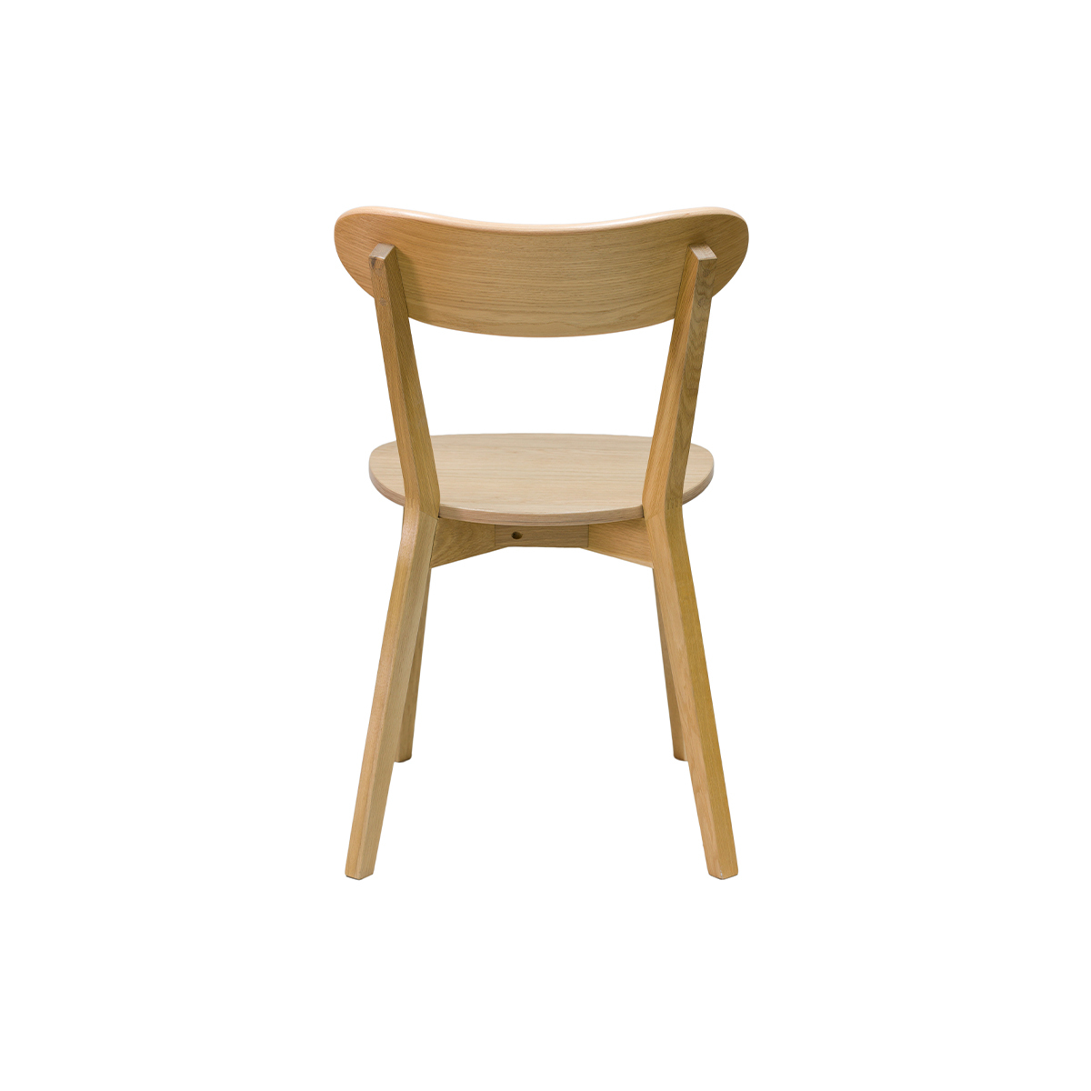 Chaises vintage en bois (lot de 2) DOVE chêne clair, MILIBOO