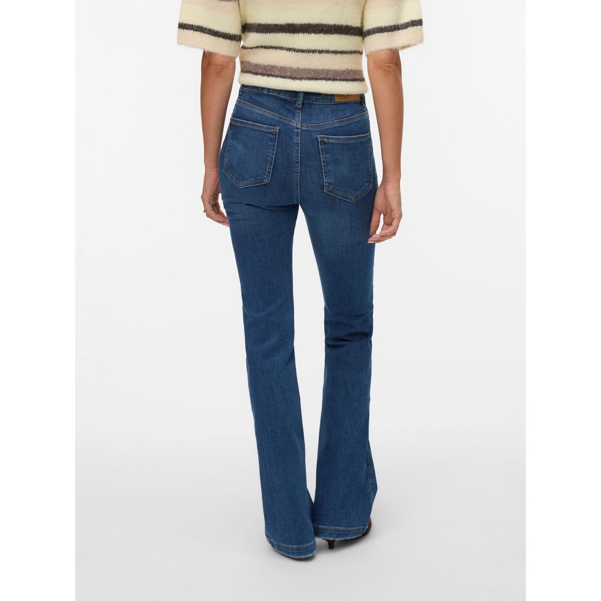 Jean Flared dark blue denim, VERO MODA