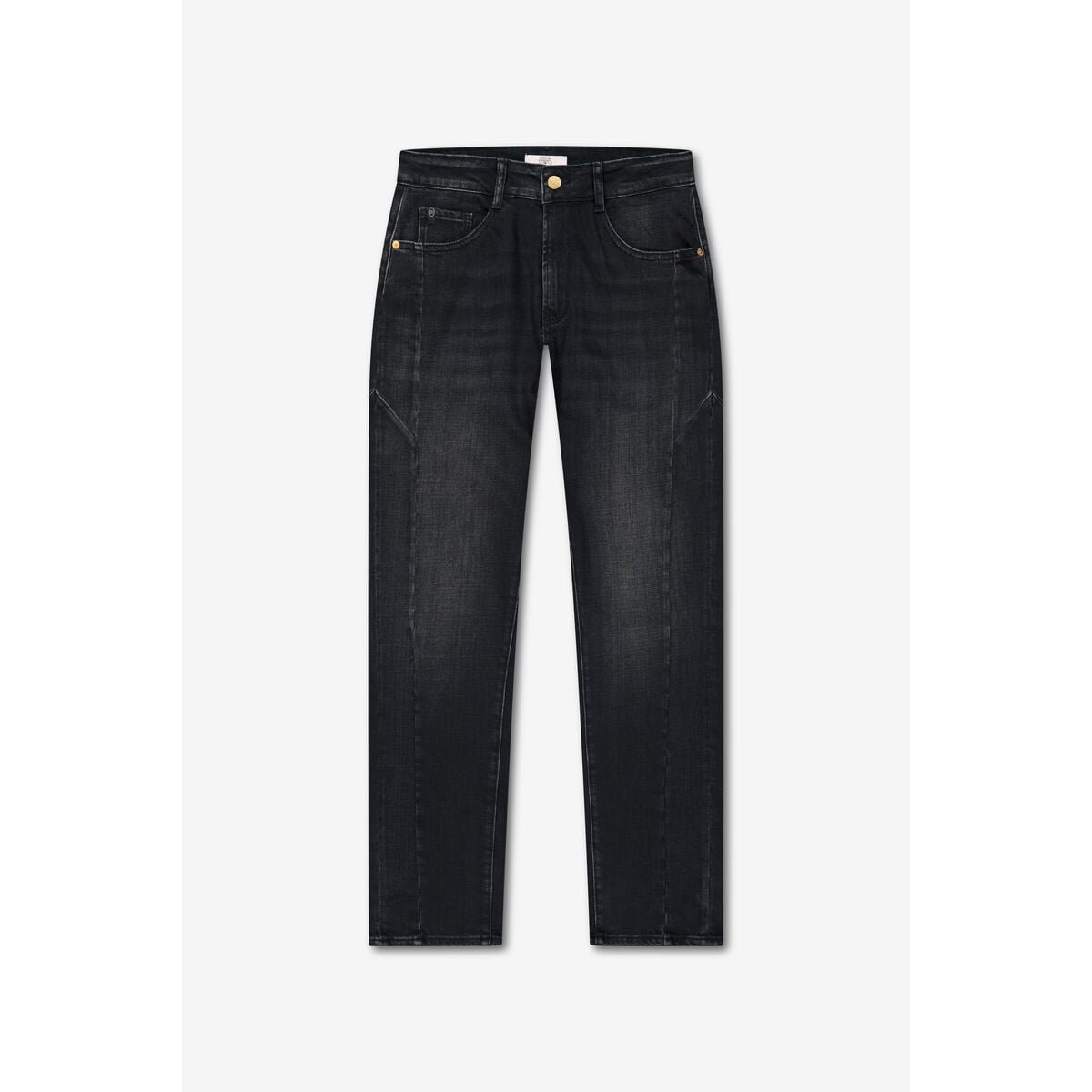 Jeans loose, large 400/60 girlfriend , longueur 34 black / black, LE TEMPS DES CERISES