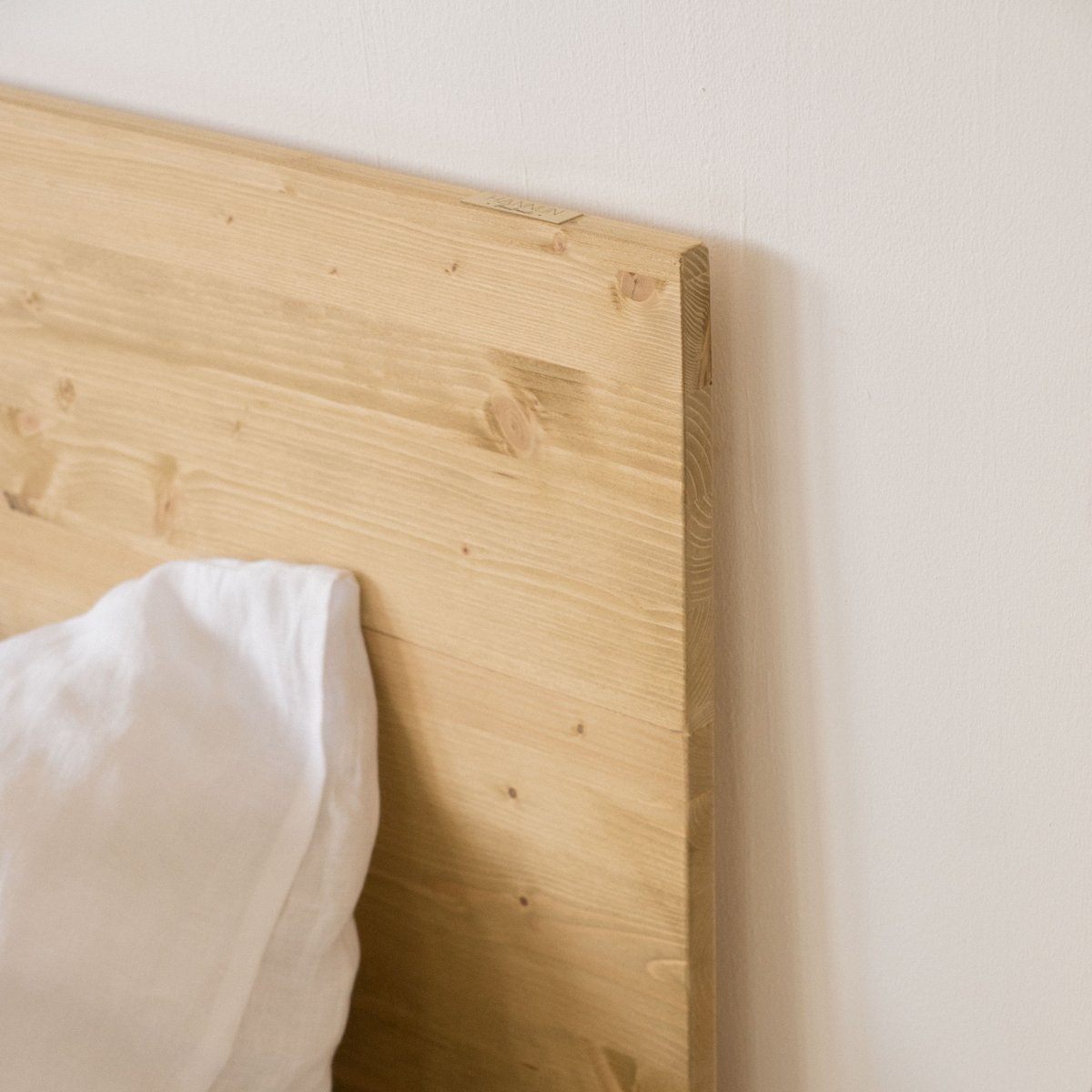 Tête de lit en bois massif de sapin naturel 160 cm - NALA olivier, HANNUN