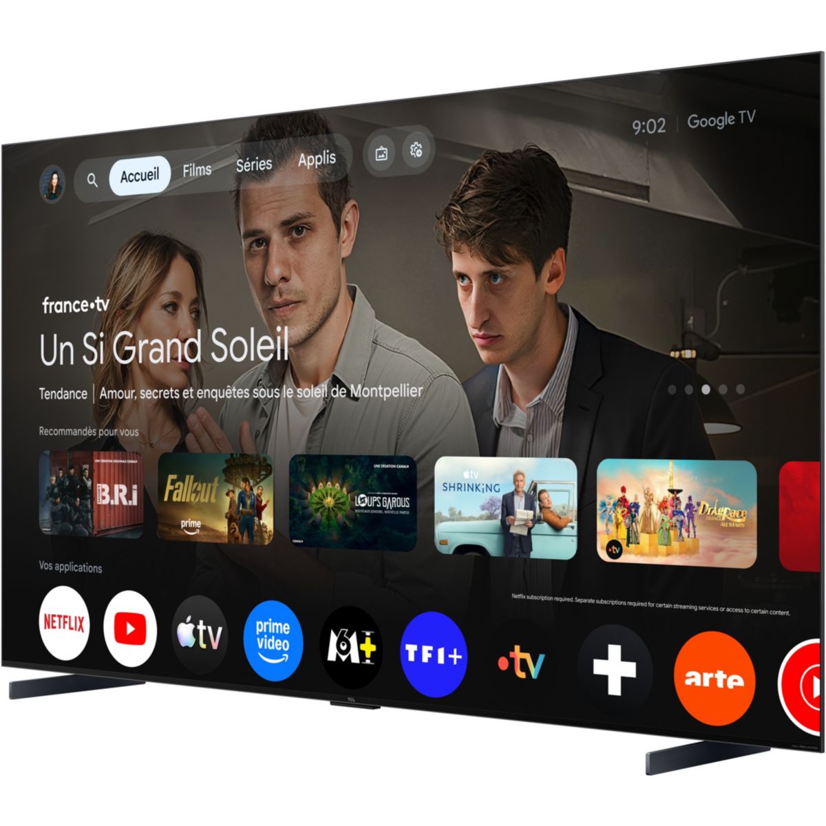 TV Mini LED 98C79L (2026) 98" (248 cm) noir, TCL