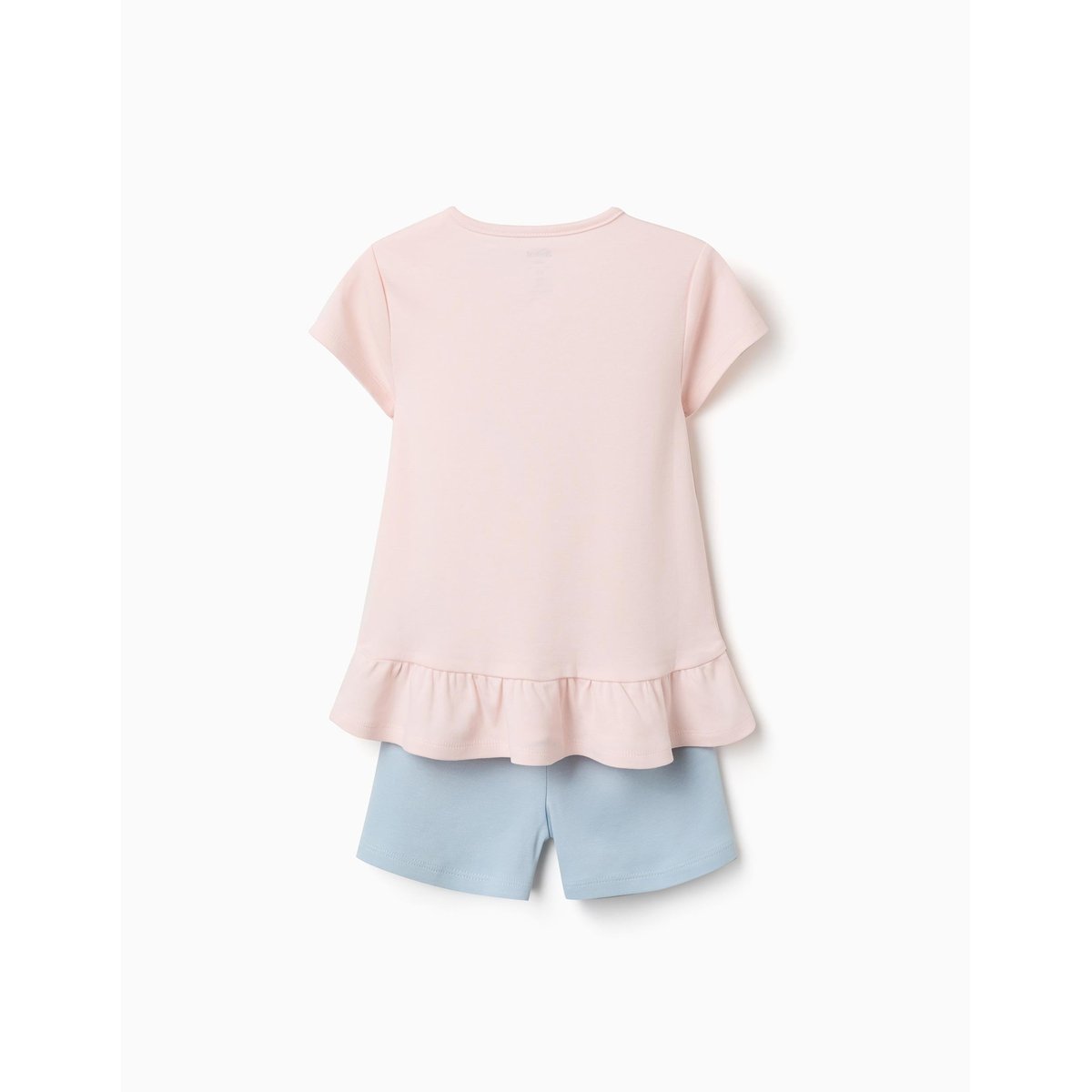 Pyjama court avec imprimé Stitch qui brille dans le noir rose clair, ZIPPY
