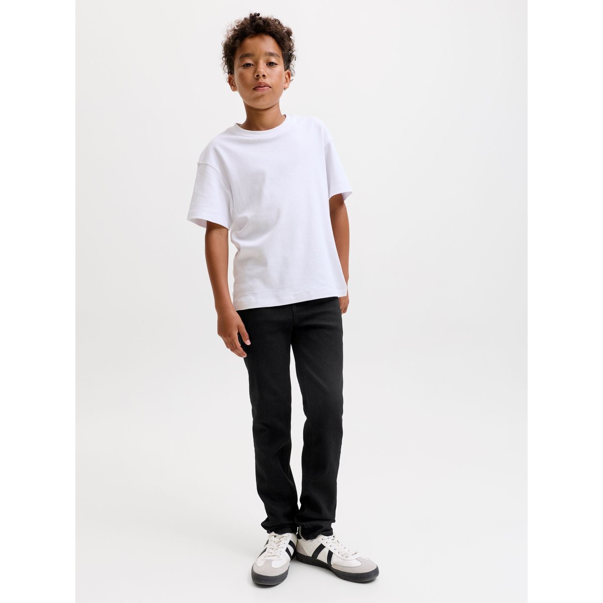 Jean Slim black denim, JACK & JONES JUNIOR