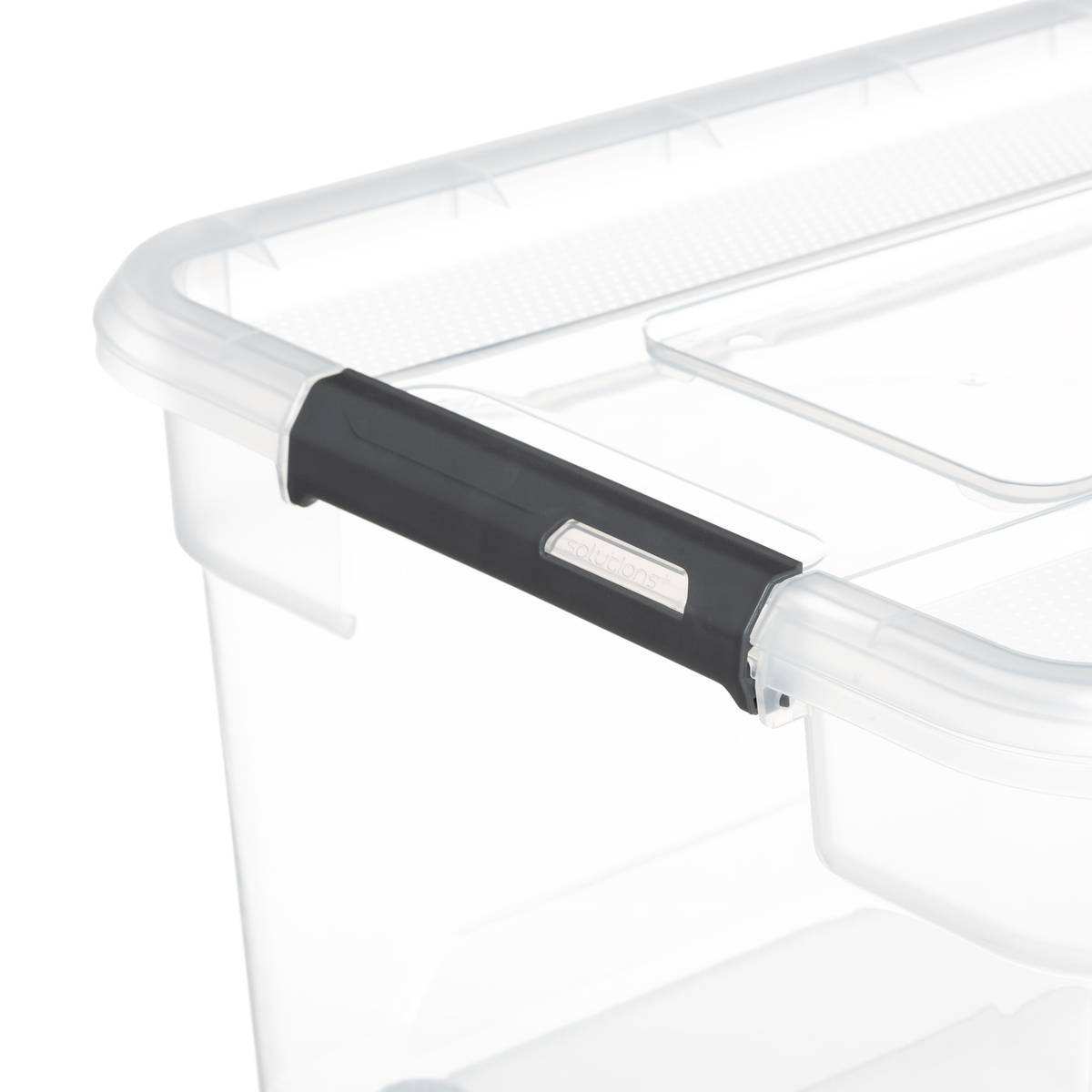 Boîte de rangement transparent 40L SOLUTIONS+ transparent, 5FIVE SIMPLY SMART