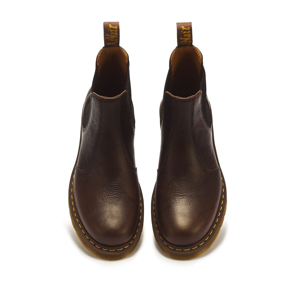 Boots chelsea 2976 en cuir Ambassador marron foncé, DR. MARTENS