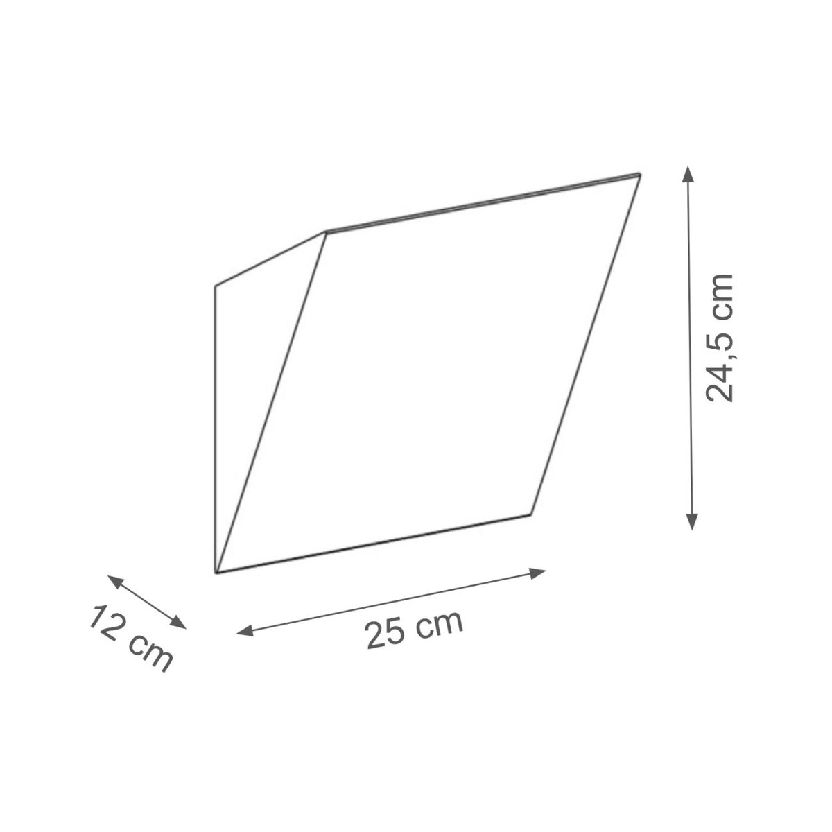 Applique murale carrée chic - NORYS blanc, KOSILUM