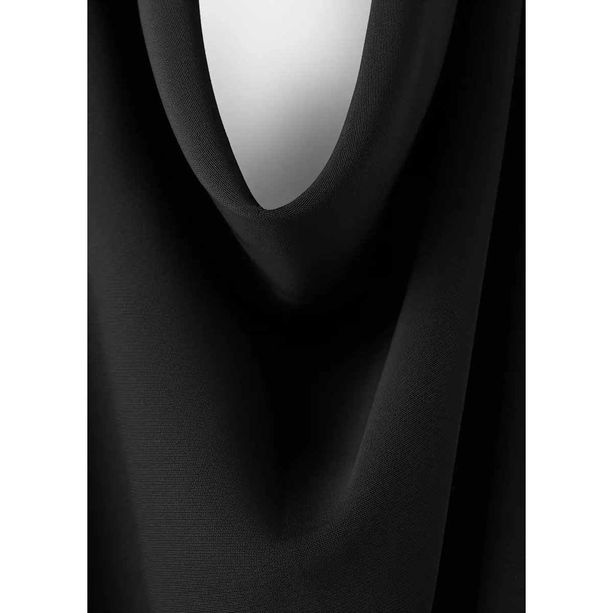 Combinaison col à emmanchures américaines combiné noir, MANGO