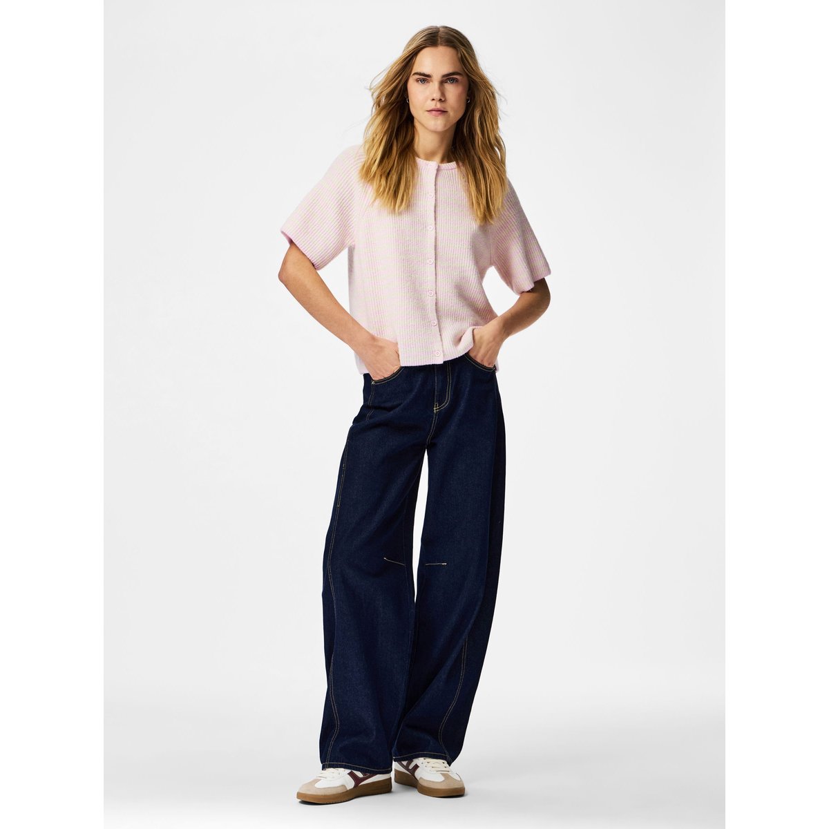 Cardigan En Maille violet - roseate spoonbill, PIECES