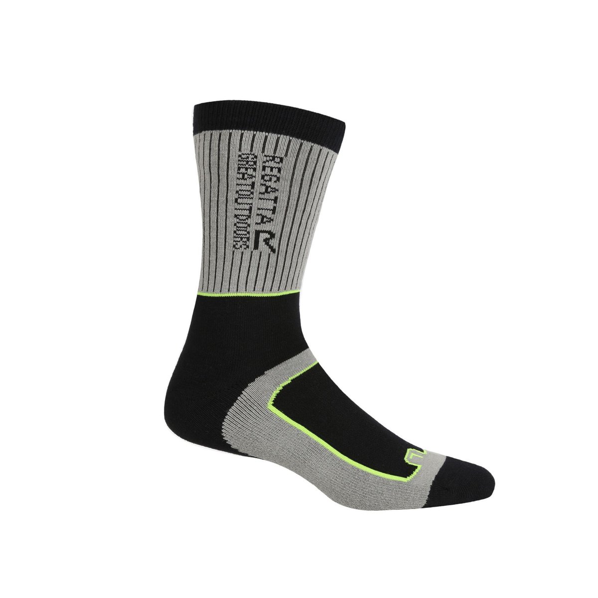 Chaussettes SAMARIS SEASON gris foncé / vert clair vif, REGATTA