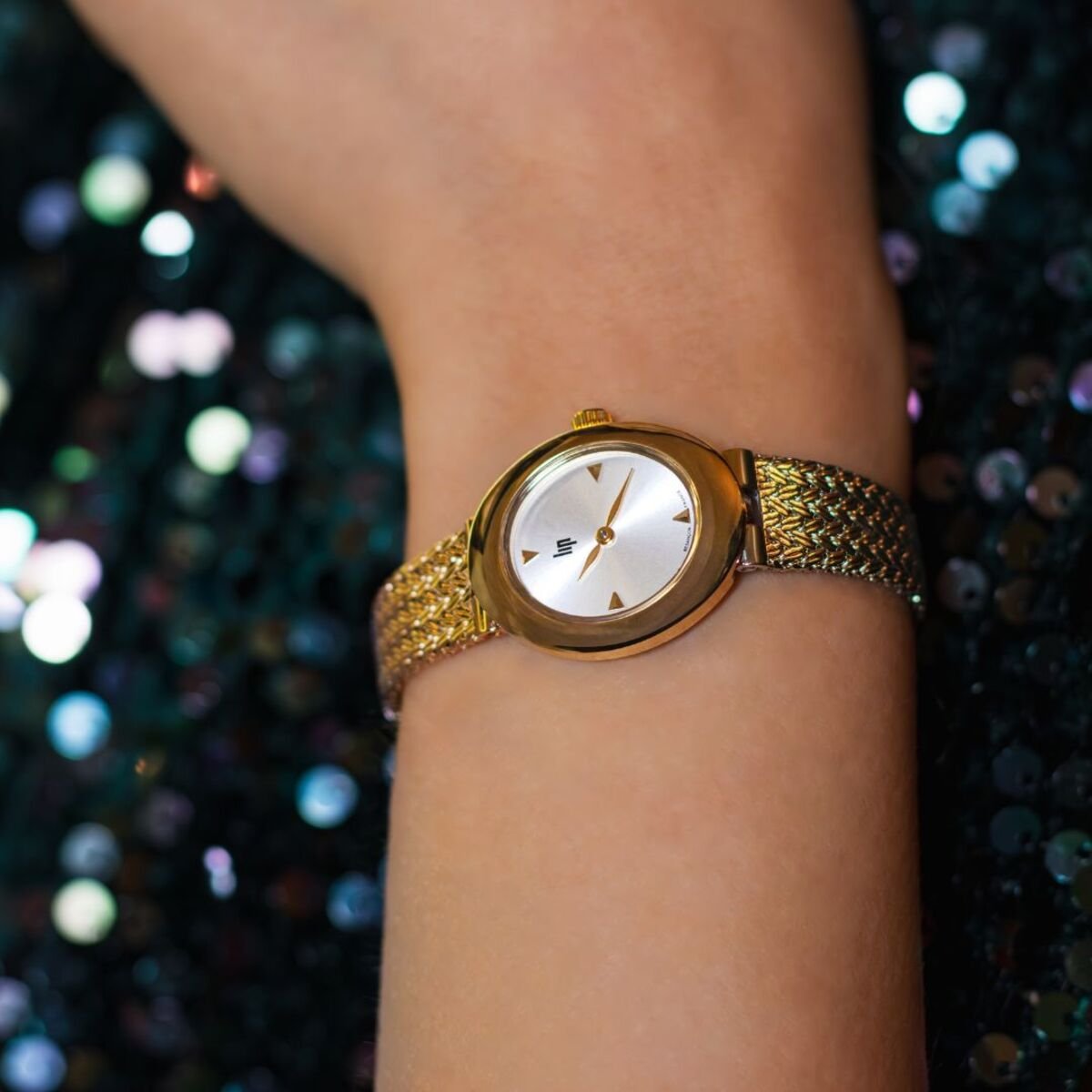 Montre Analogique  JULIETTE doré argenté doré, LIP