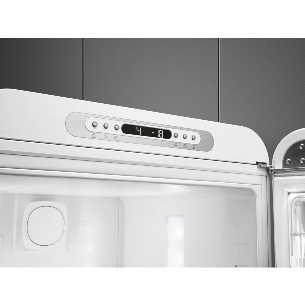 Réfrigérateur combiné FAB32RWH5 couleur unique, SMEG