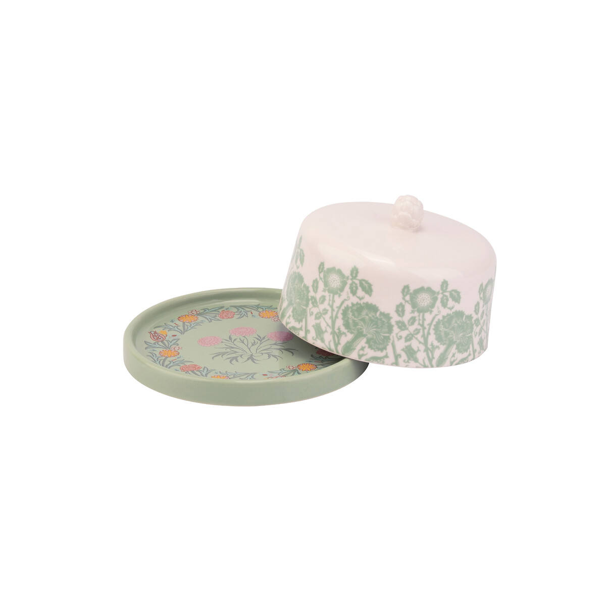 Kitchen Garden Butter Dish green, WILLIAM MORRIS AT HOME