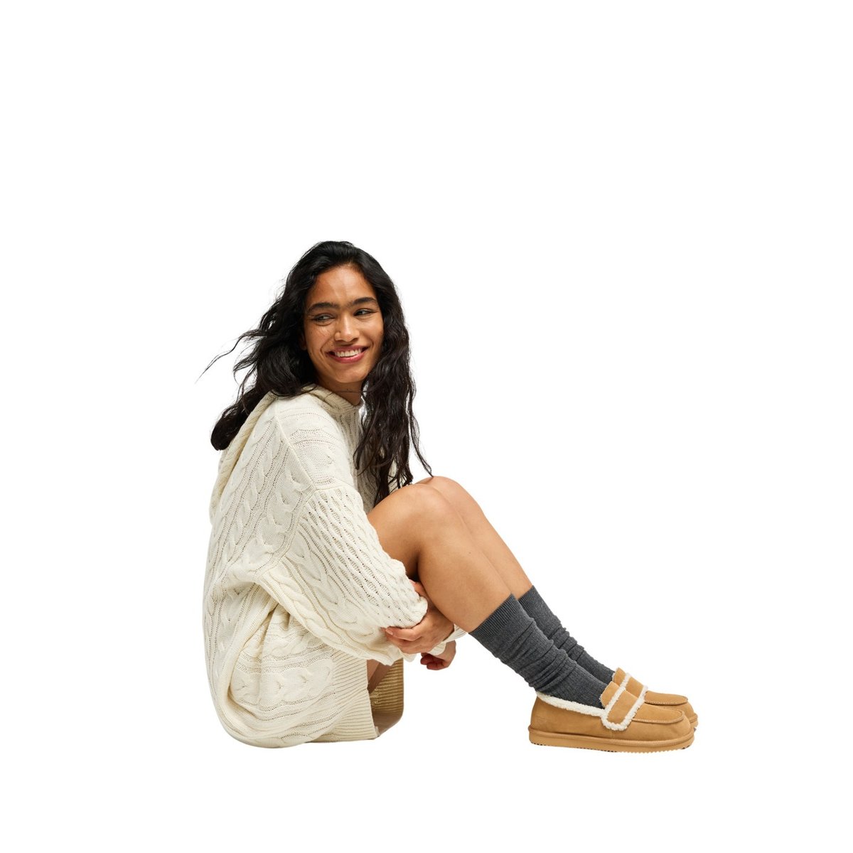 Mocassins d’hiver SOLAK. beige natural, ROXY