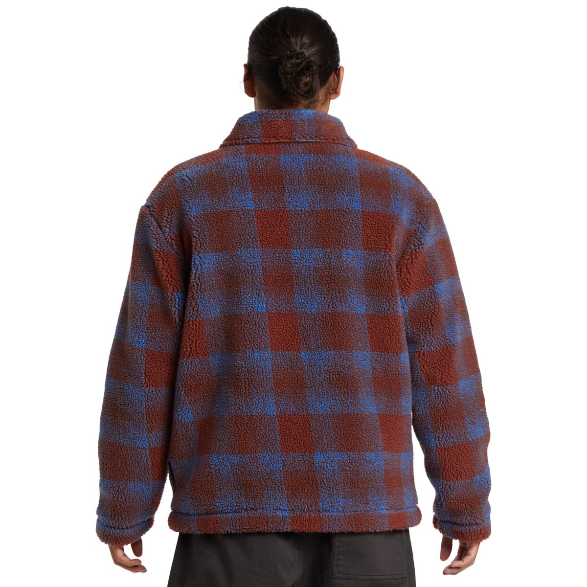 Veste zippée DECK marron deck fleece-henna, QUIKSILVER