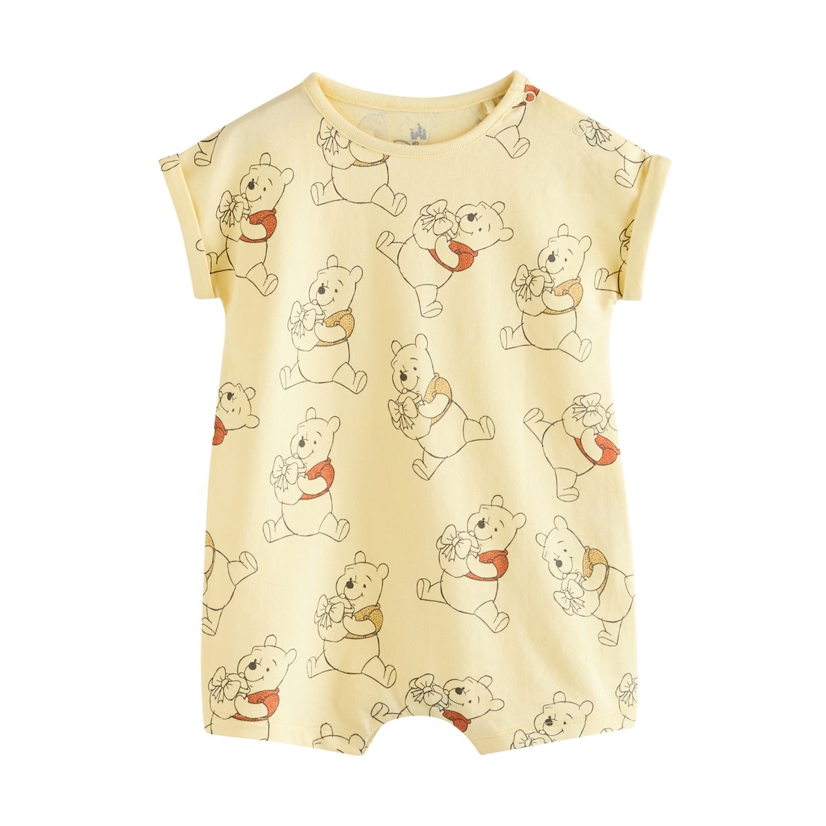Barboteuse winnie l’ourson, lot de 2 jaune/blanc, NEXT
