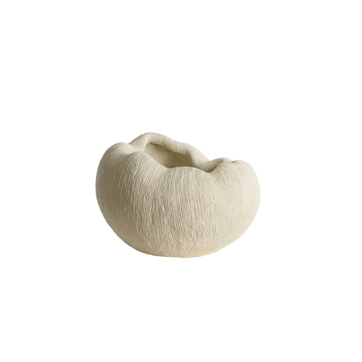 Vase Plastique DENISA blanc, LIGHT & LIVING