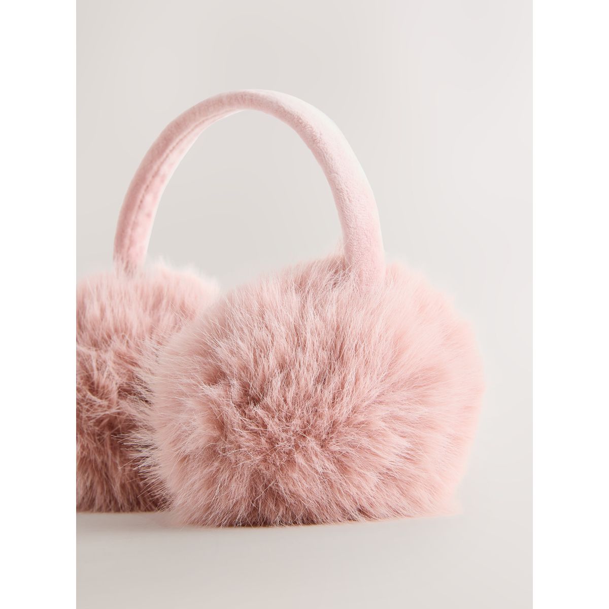 Cache-oreilles en imitation fourrure rose, NEXT