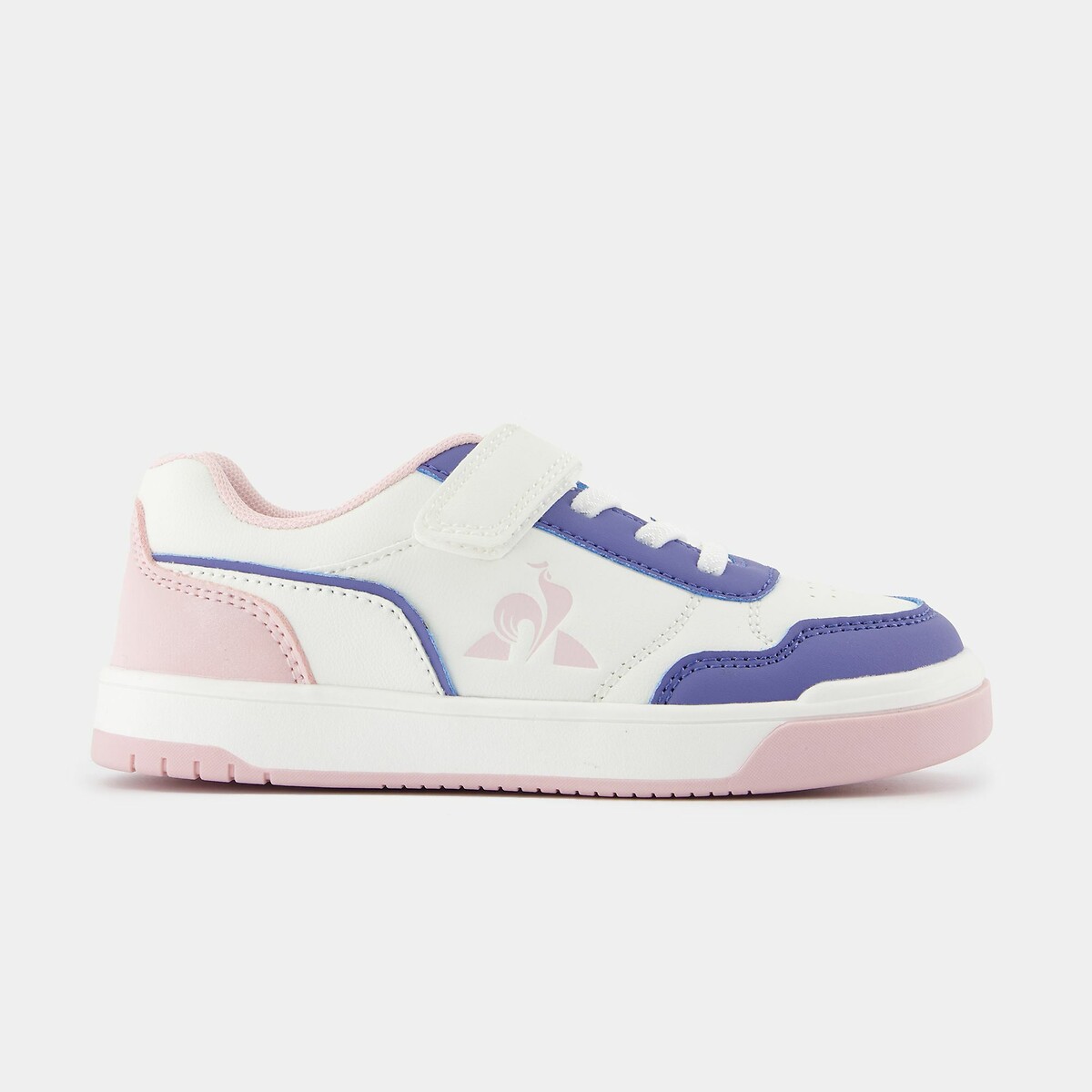 Kids Court Breaker Trainers white/purple/pink, LE COQ SPORTIF