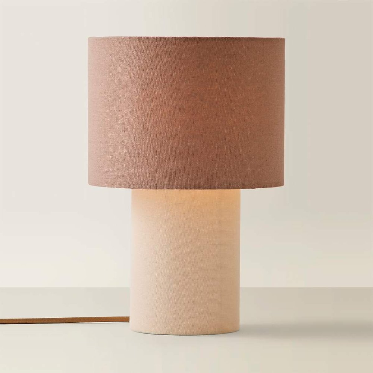 Bonnie Duo Fabric Table Lamp brown              , SO'HOME