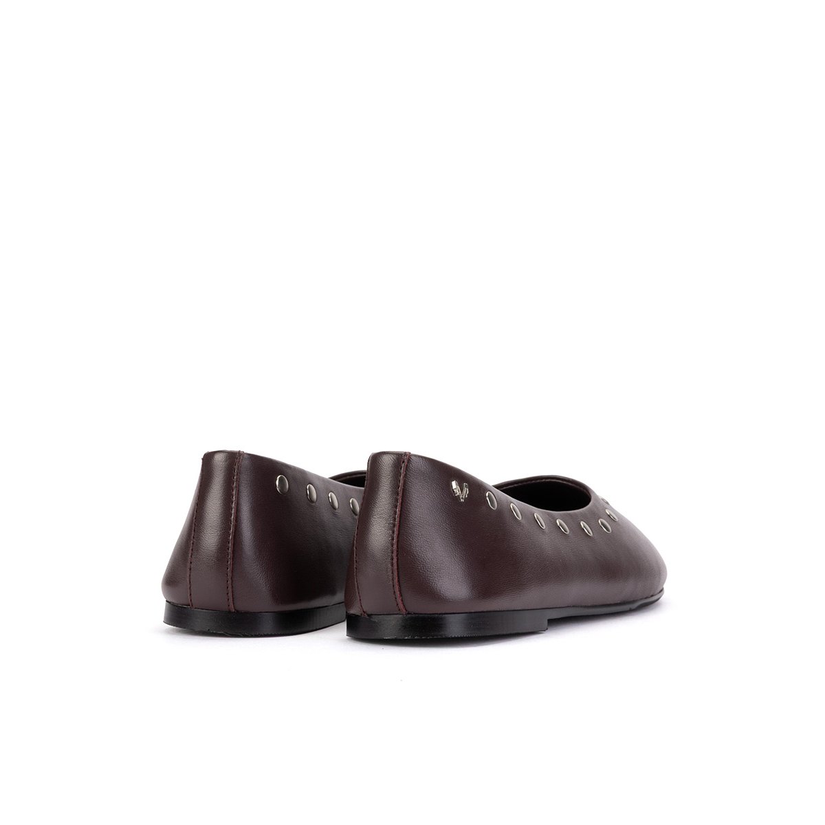 Ballerines cuir Bellucci wine, MARTINELLI