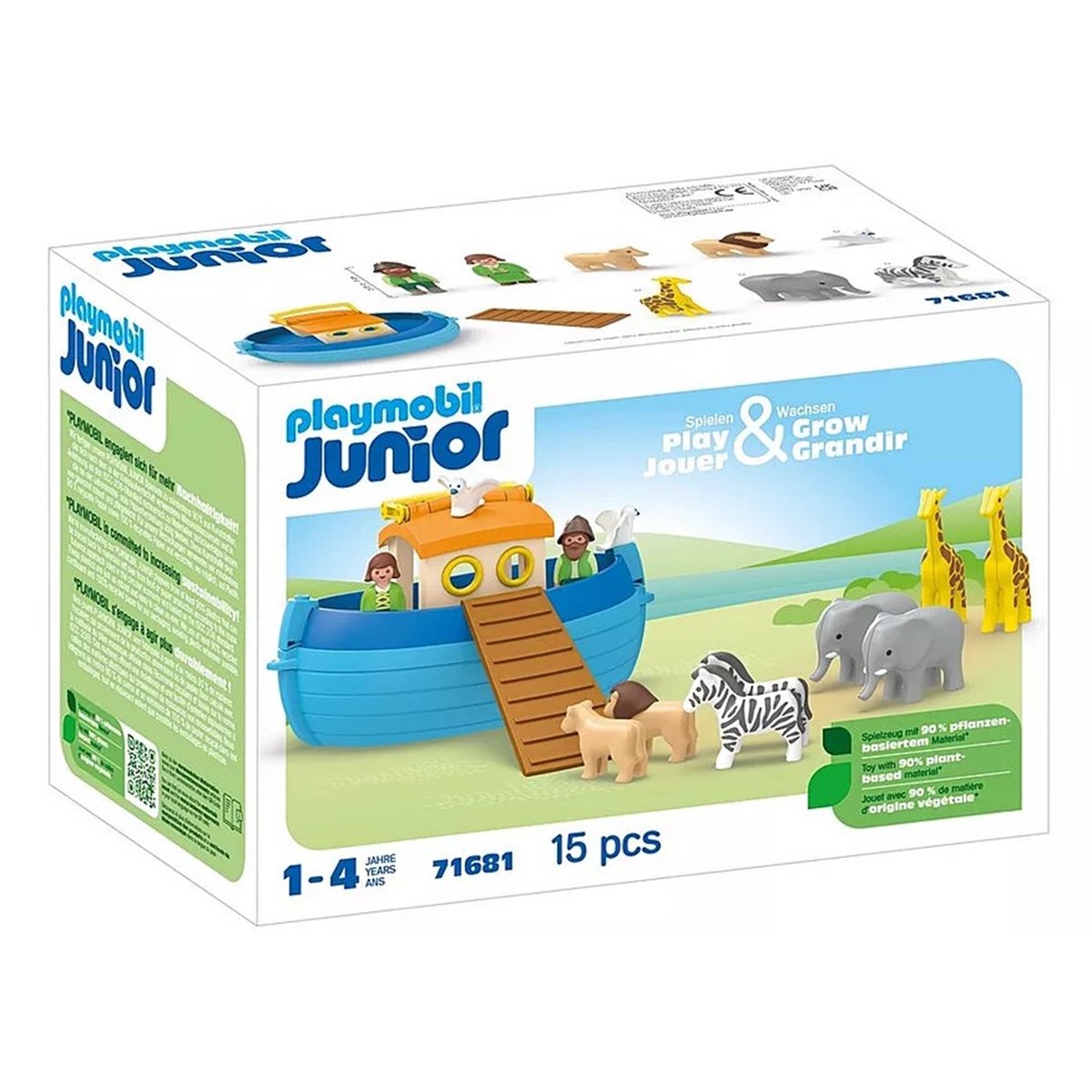 Junior Arche de Noé transportable multicolore, PLAYMOBIL