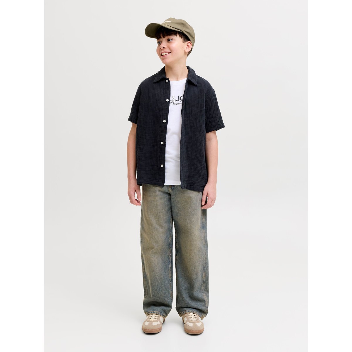 Jean Baggy Fit blue denim, JACK & JONES JUNIOR