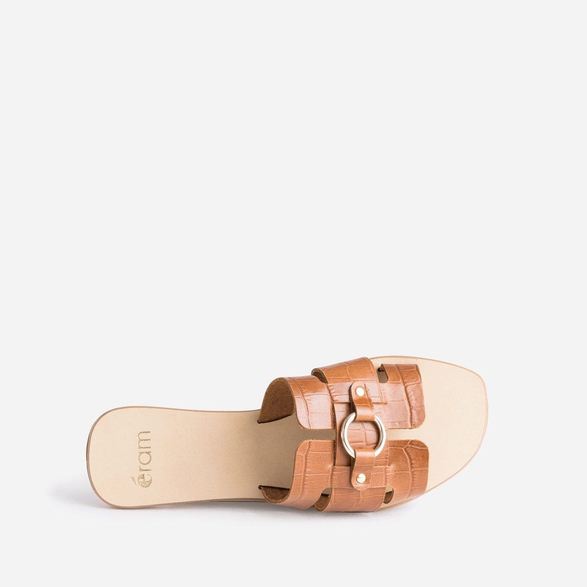 Mule en cuir DEZIRATA cognac, ERAM
