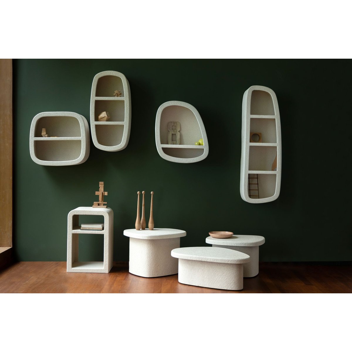 Étagère en marbre, VÉDA beige, DUTCHBONE