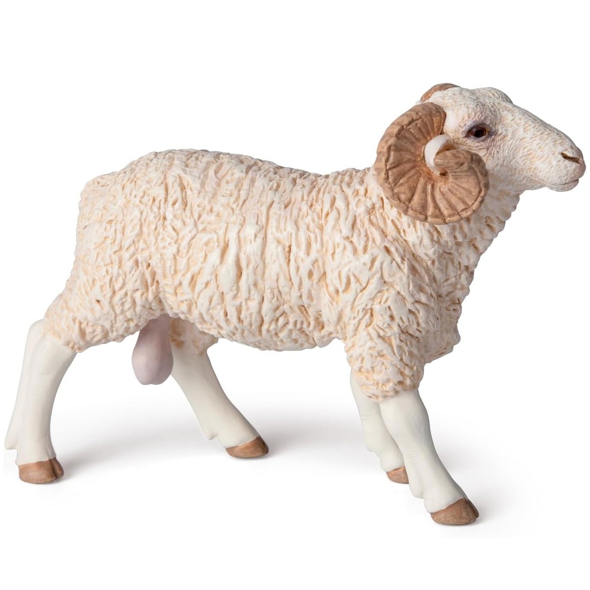 Figurine Bélier beige, PAPO