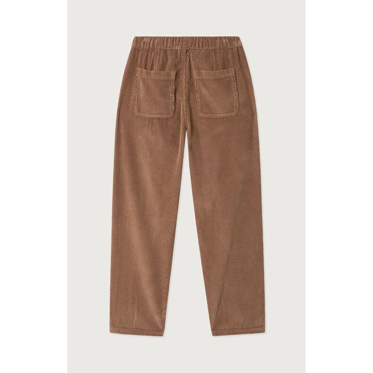 Pantalon droit velours côtelé PADOW bison, AMERICAN VINTAGE