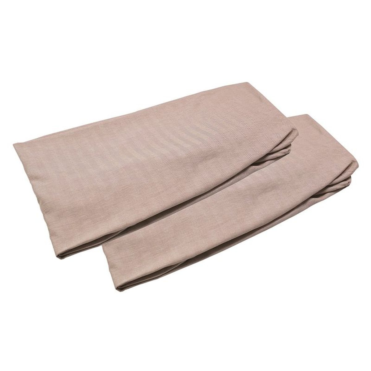 Drap-housse en coton Set de 2 vieux rose, KINDSGUT