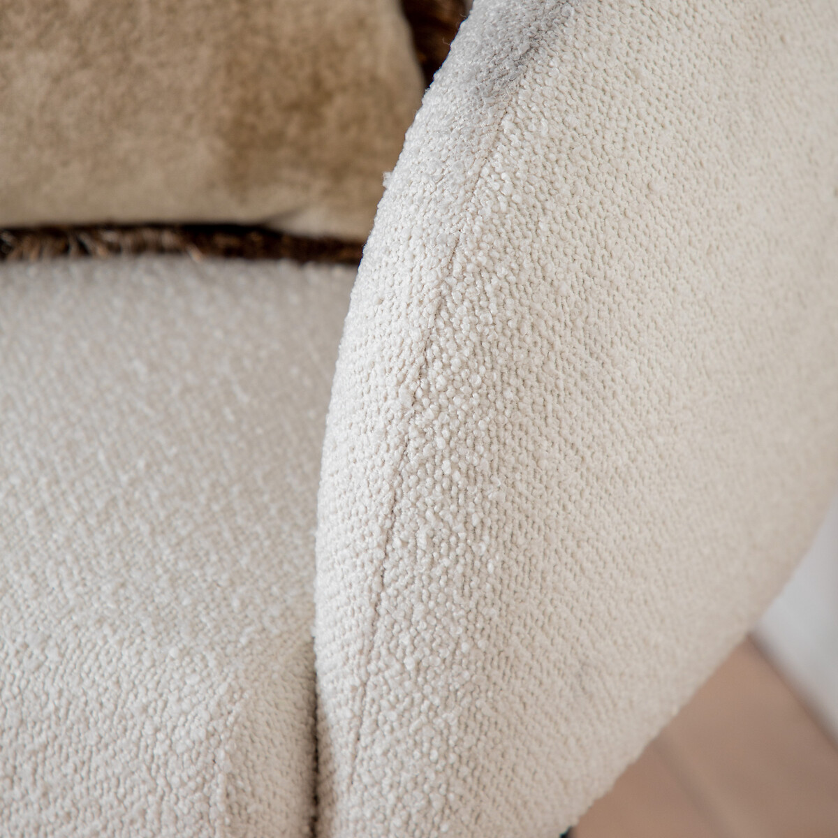 Abbott Bouclé Tub Chair cream, SO'HOME
