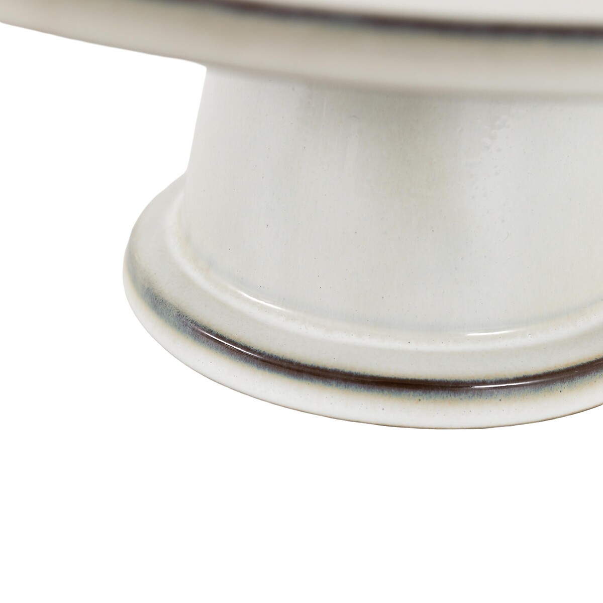 Reactive Glaze Cake Stand in Pale Grey grey, ÉDITÉ