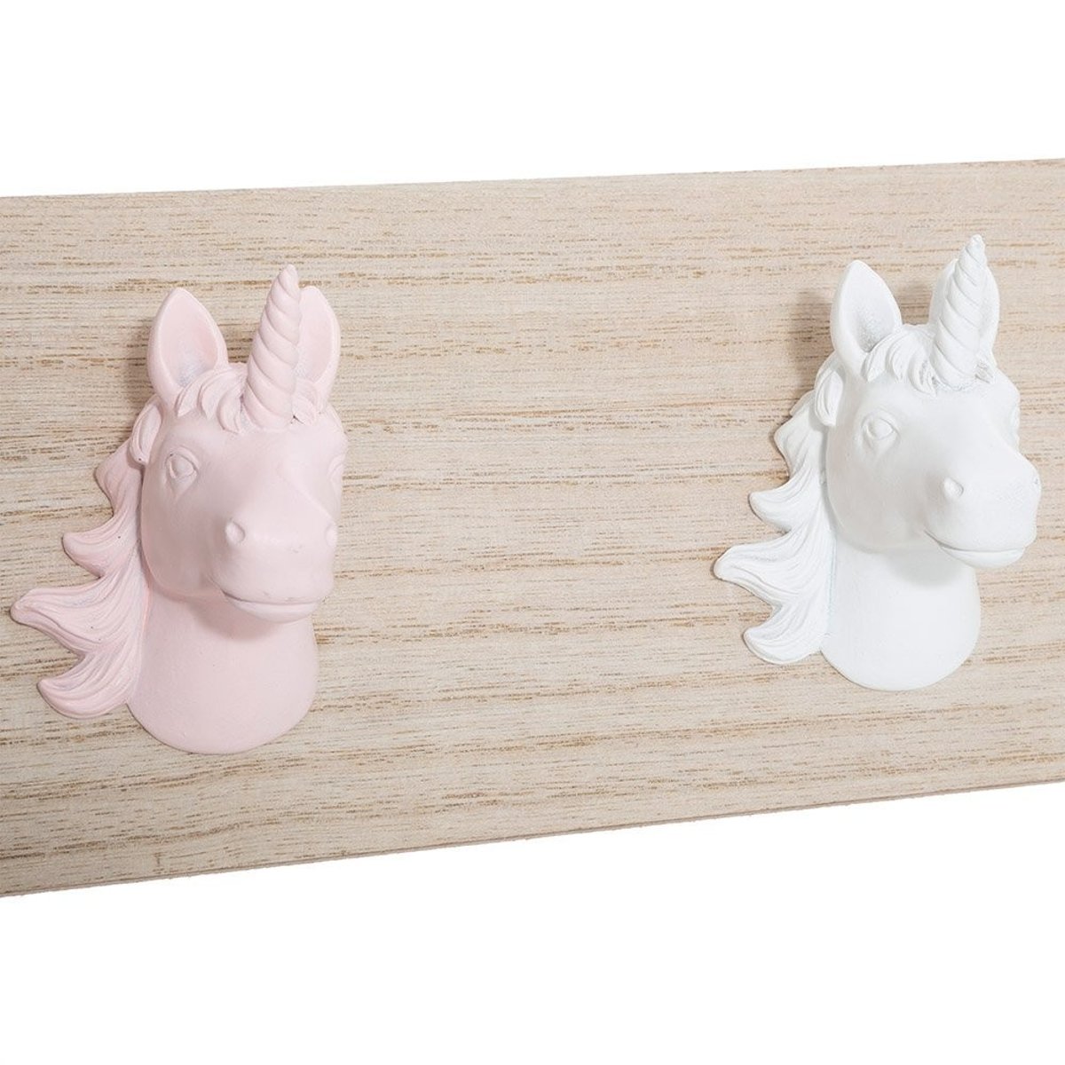 Patère Licorne 5 Crochets beige, ATMOSPHERA