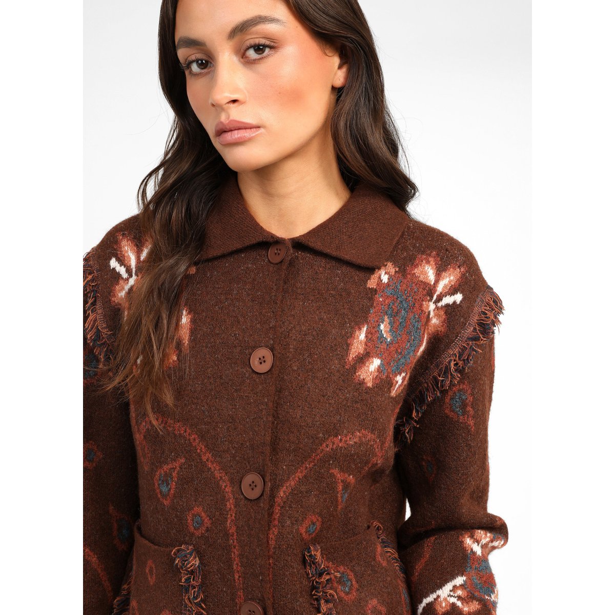 Veste NESTY marron, AN'GE