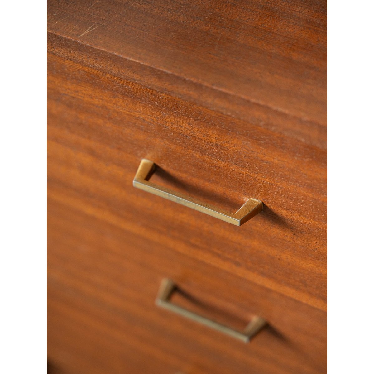 Commode années 60 Olga N°1102 - Bon état bois foncé, DEBONGOUT
