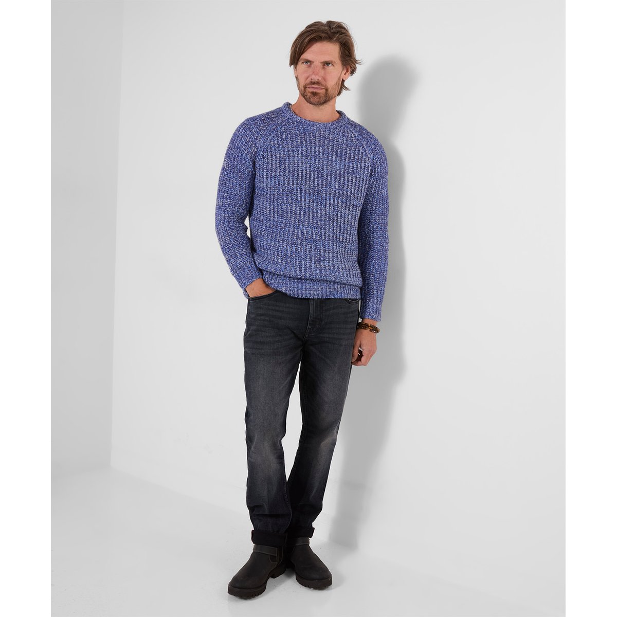 Sweat Col Rond Style Marin bleu, JOE BROWNS