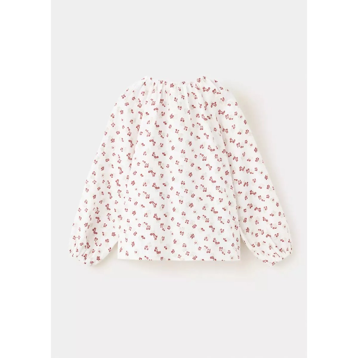 Blouse en imprimé floral blanc cassé, MANGO BABY