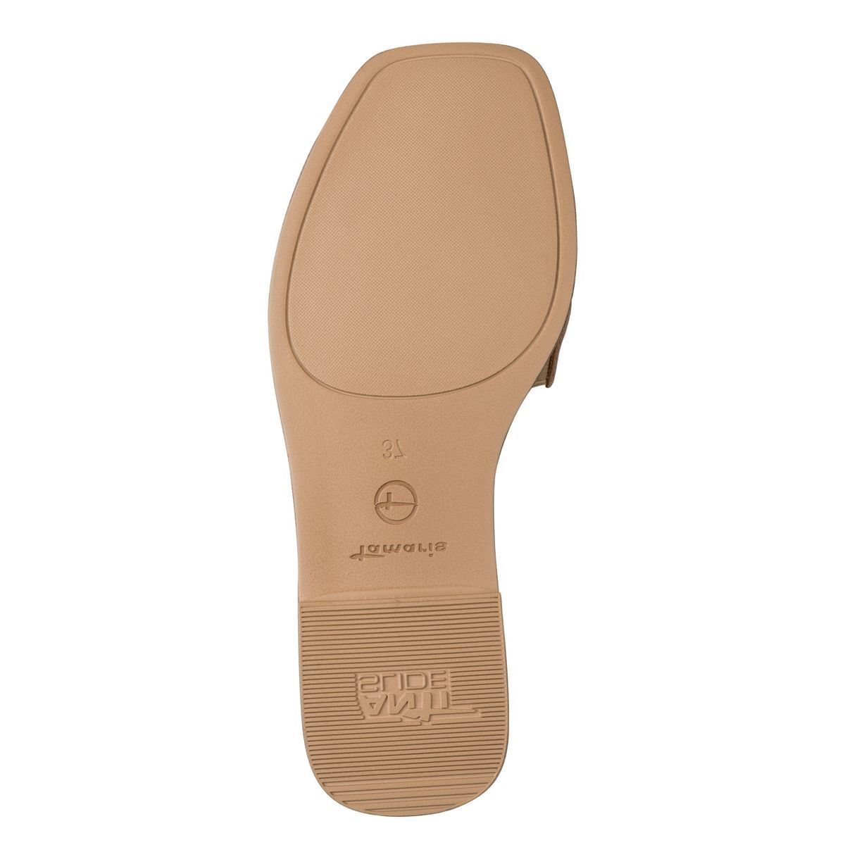 Mule talon bloc marron camel, TAMARIS
