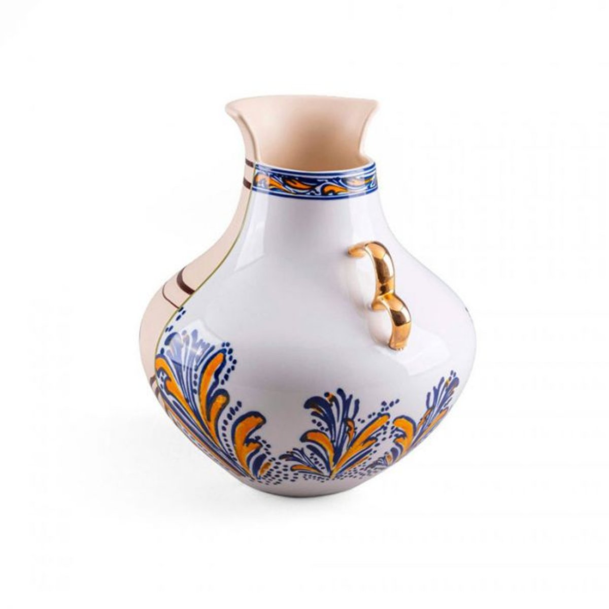 Vase Nazca HYBRID couleur unique, SELETTI