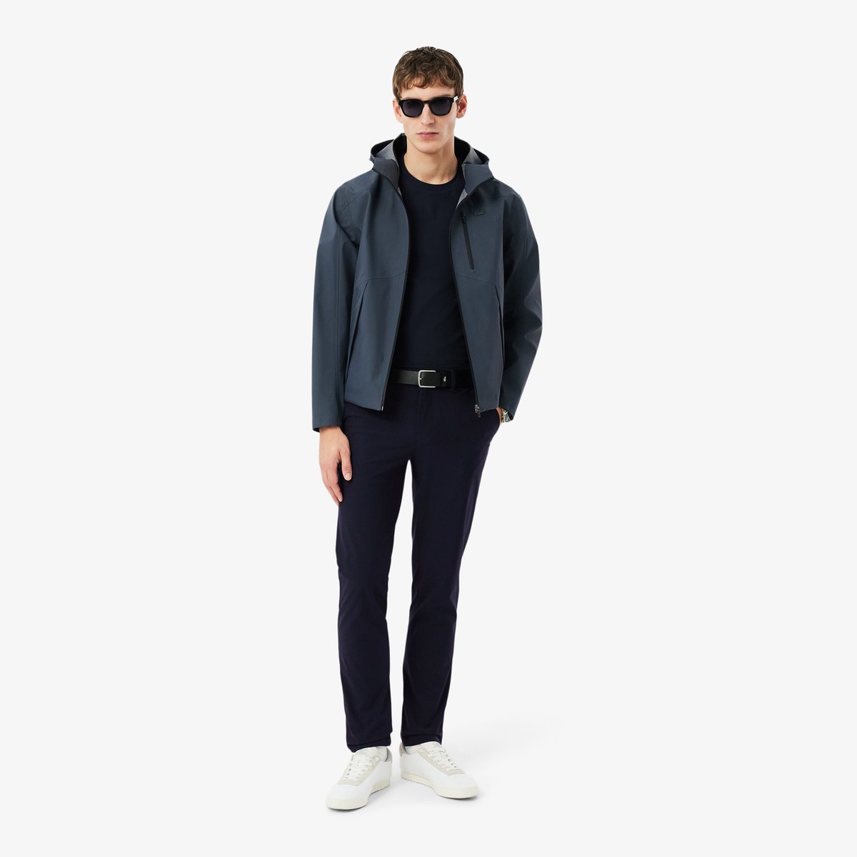 Pantalon Commuter slim fit stretch bleu-hde, LACOSTE