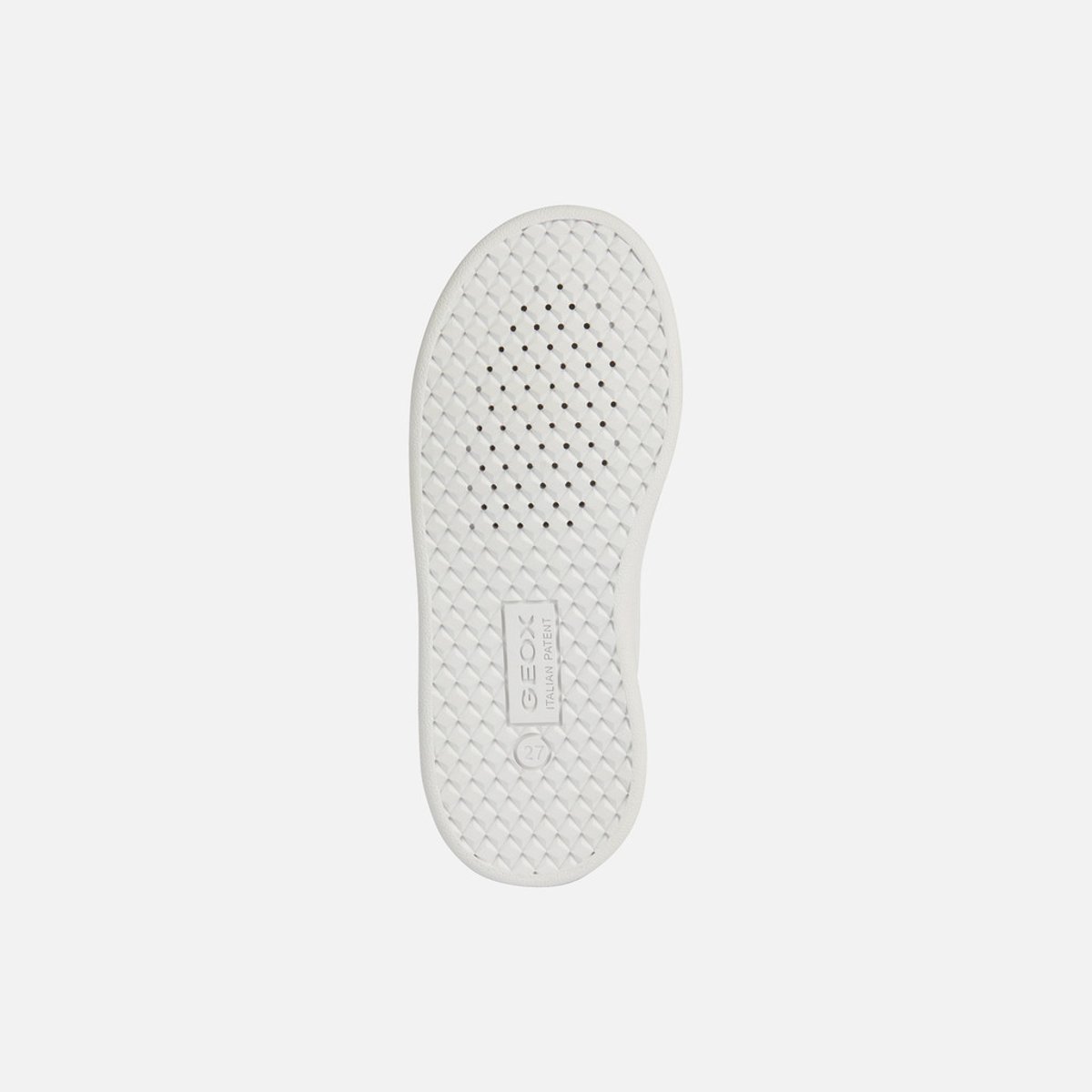 Baskets respirantes Eclyper blanc/bleu marine, GEOX