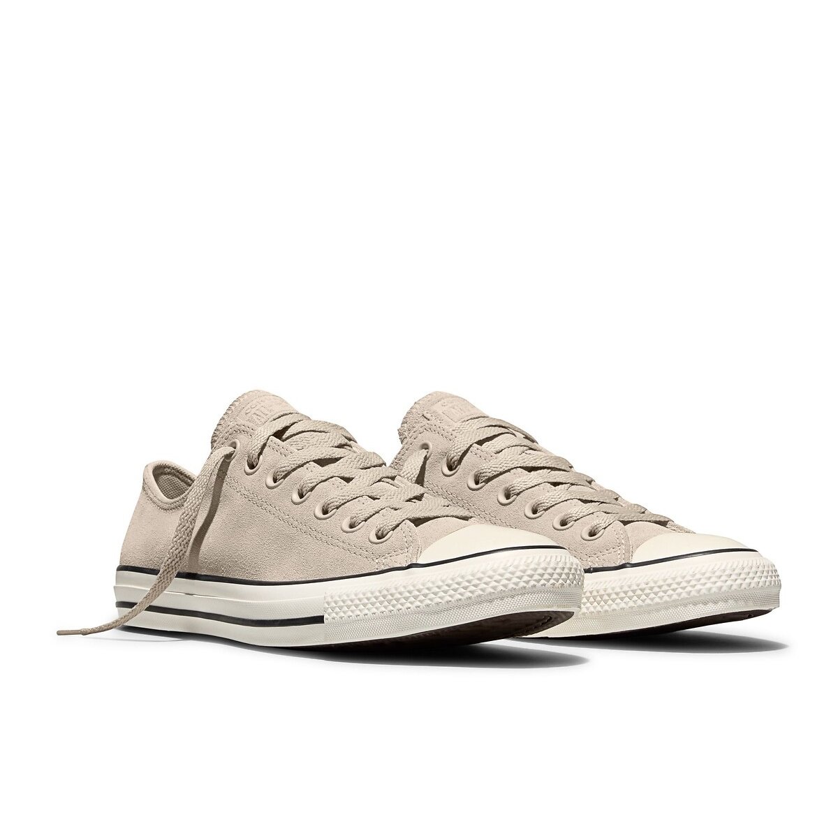 Baskets en cuir Chuck Taylor All Star Crafted Color beige, CONVERSE