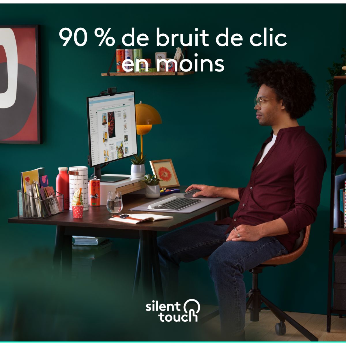 Souris sans fil SIGNATURE PLUS M750 L couleur unique, LOGITECH