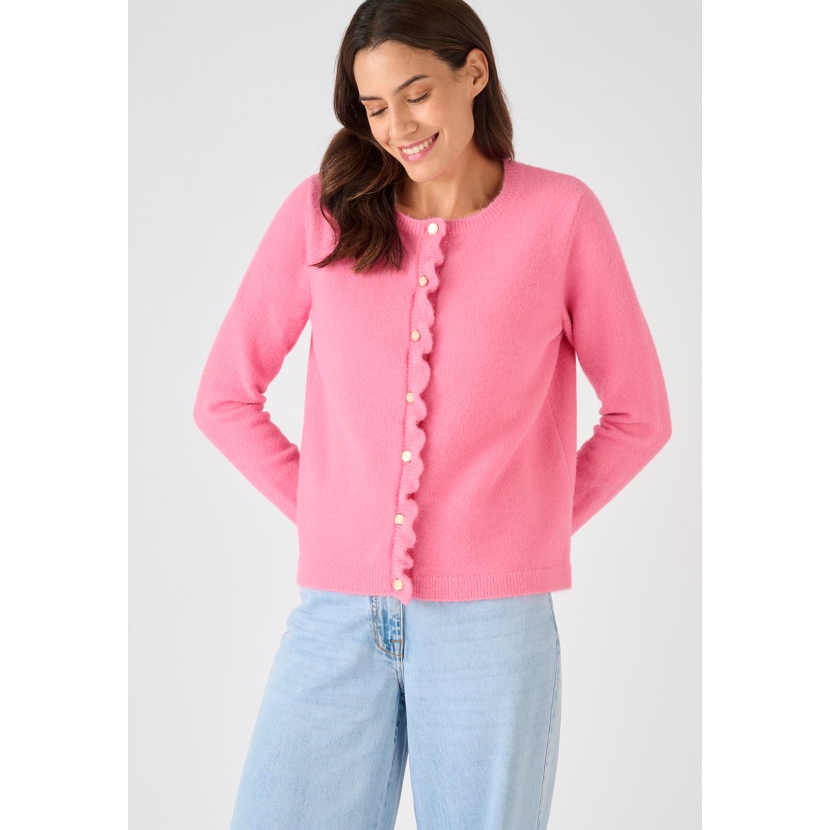 Gilet à volants Thermolactyl rose, DAMART