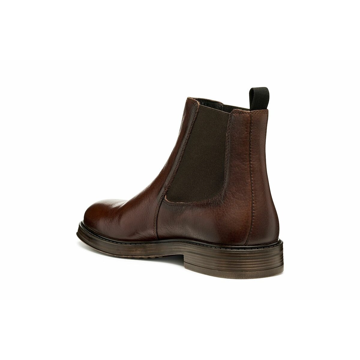 Henreys Breathable Chelsea Boots in Leather brown, GEOX