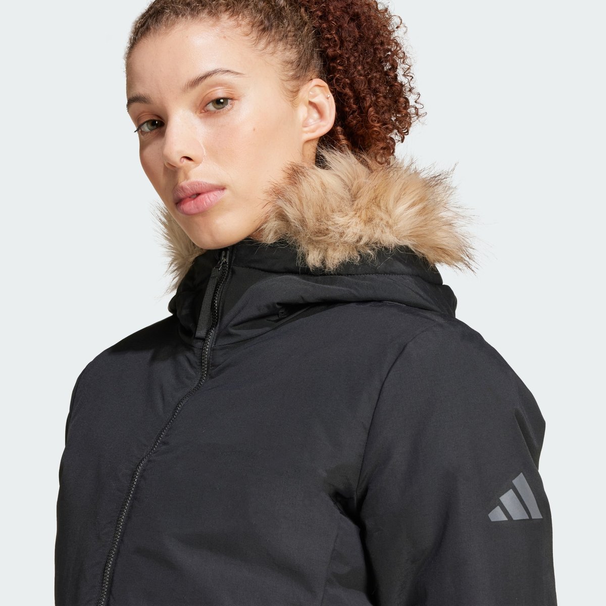 Parka Paveric Fur black, ADIDAS SPORTSWEAR