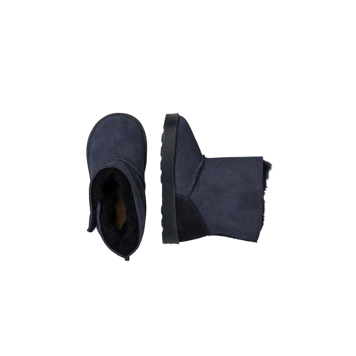 Bottines en suède KURL marine, FALCOTTO